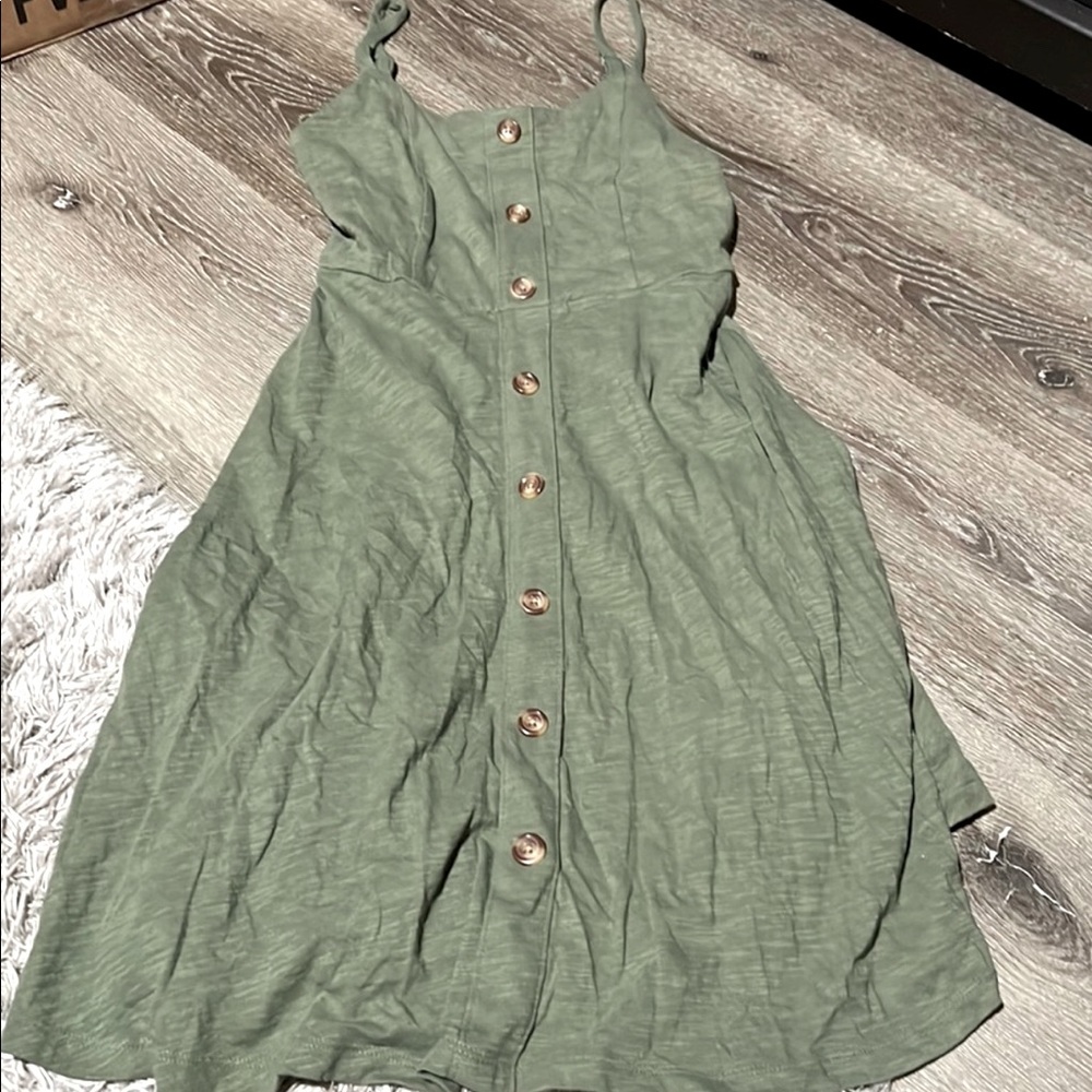Olive Swing Dress - Picture 1 of 2